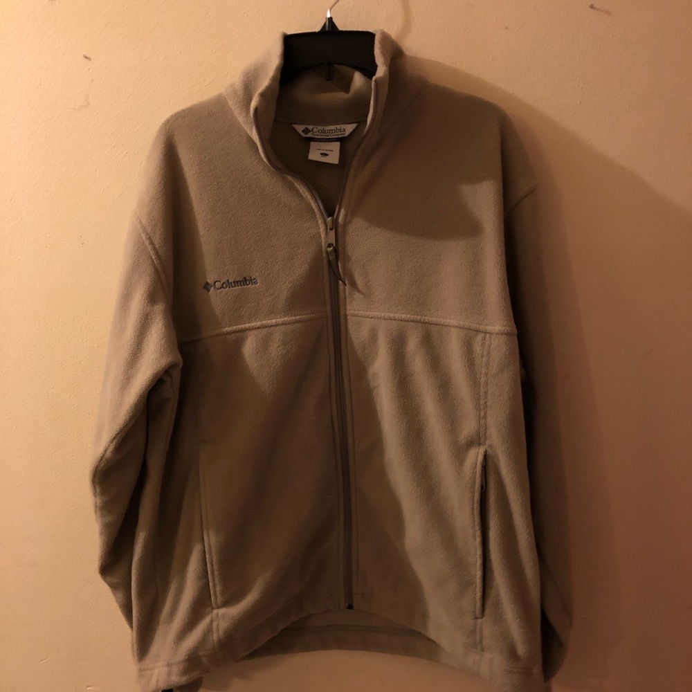 Mens Large Columbia Fleece Full Zip
